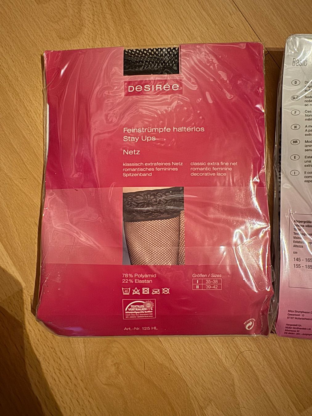 Strümpfe & Strumpfhosen: 2 Paar halterlose Netzstrümpfe Gr. L schwarz – Gebraucht aus Grosswangen von shoes.bags.and.co 3