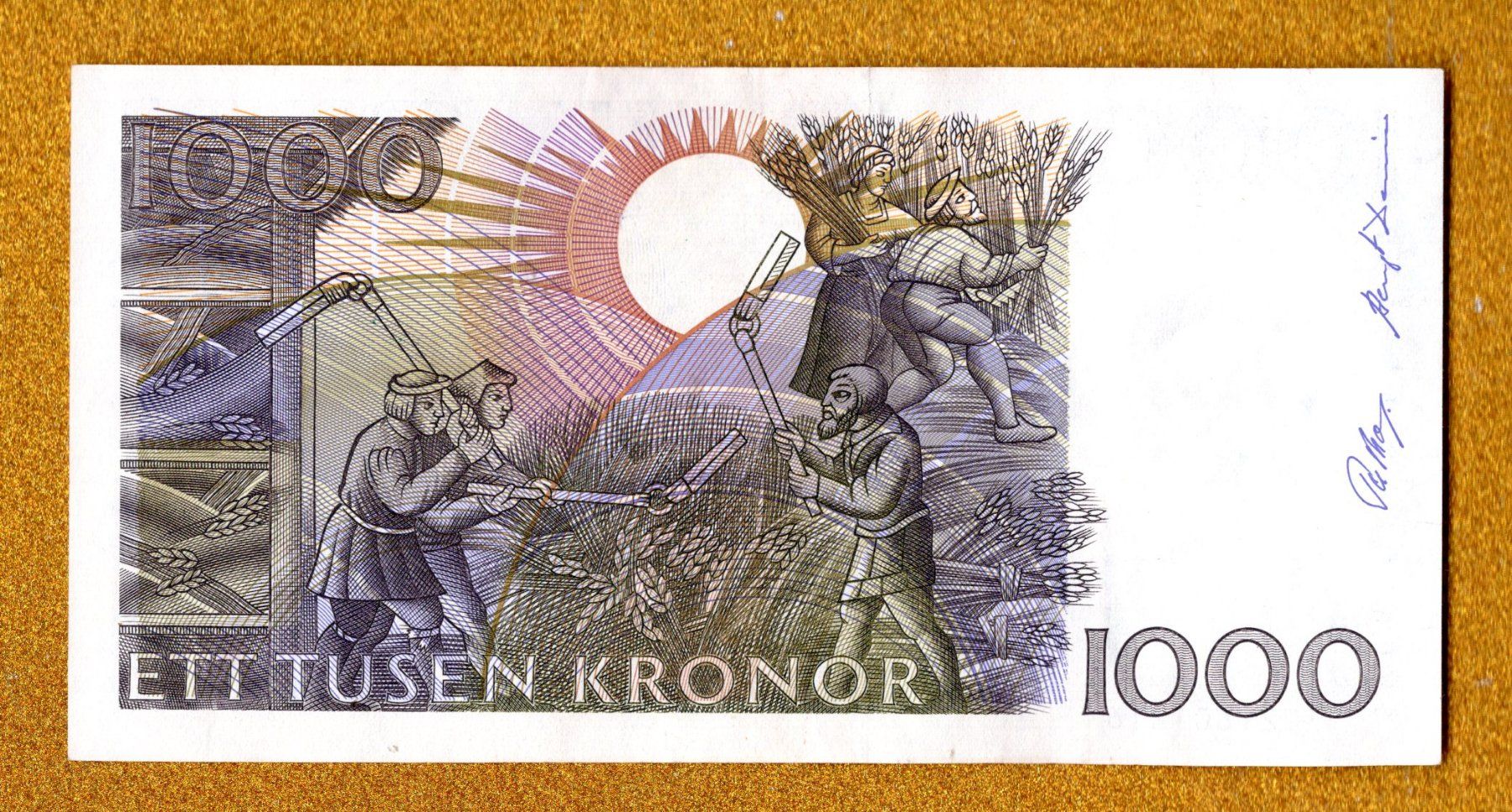 Billets de banque: Sweden 1000 kroner nice – D'occasion à Leibstadt par baroc333 1