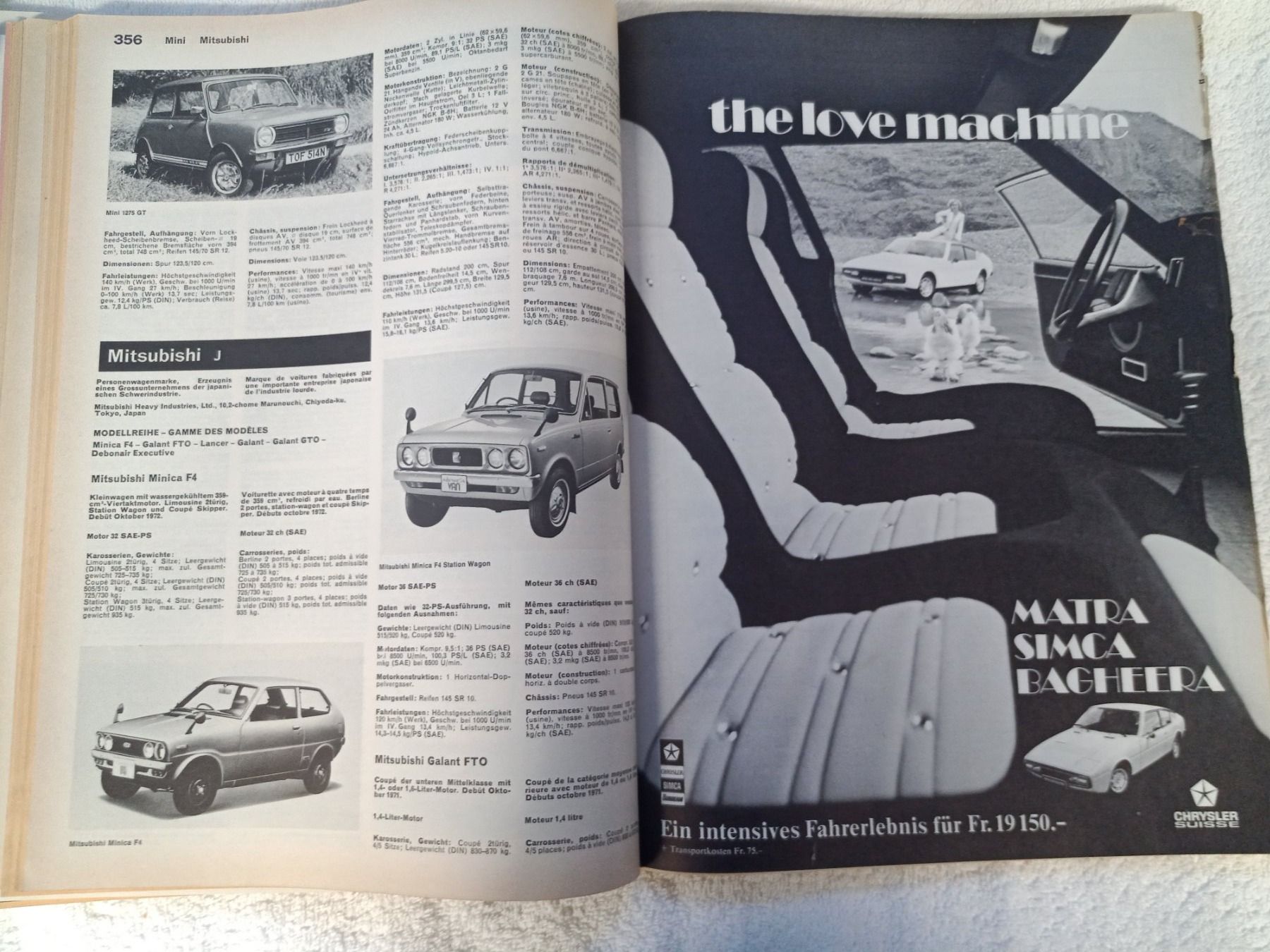 Riviste & Magazine: Automobil Revue 1975 – Usato da Oberegg venduto da A-Z.Handel.Loehrer 1