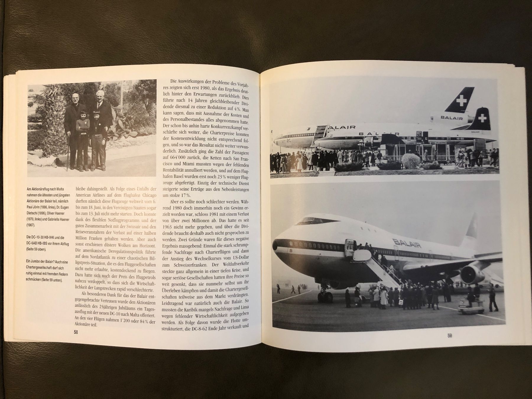 Bücher: Buch Balair Geschichte der Schweizer Charter Gesellschaft. – Gebraucht aus Nunningen von anclaudia 6