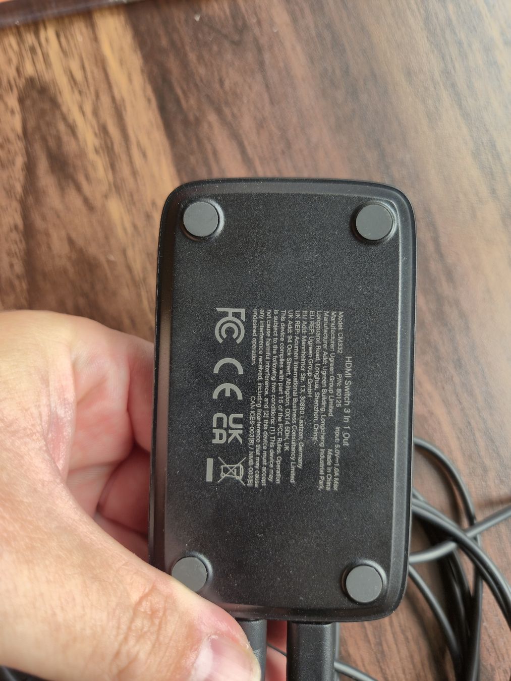 Ugreen Adapter: Ugreen HDMI Switch 3 in 1 – Gebraucht aus Yverdon-les-Bains von Dormondm 4