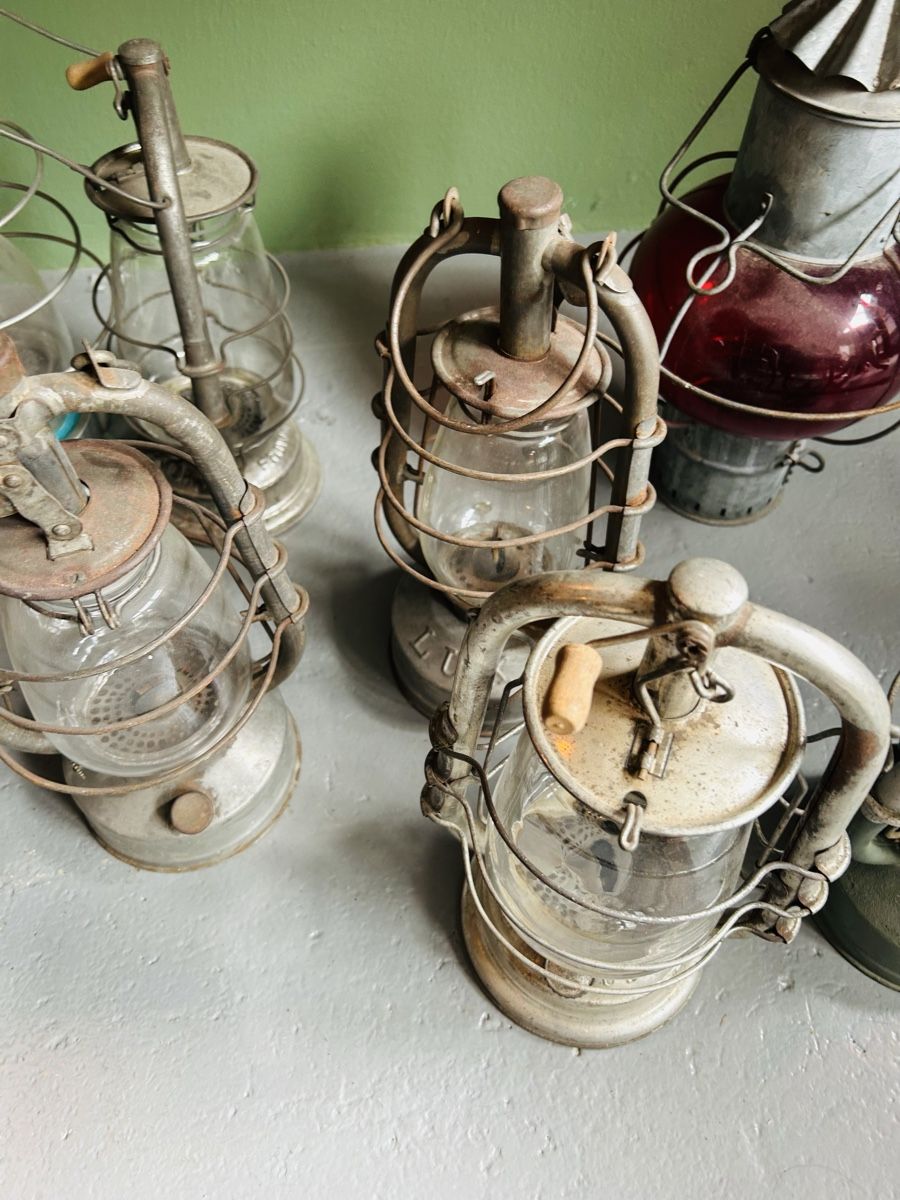 Lampade: Set Vintage Öl Lampen ,  – Usato da Zürich venduto da KuduKing 2