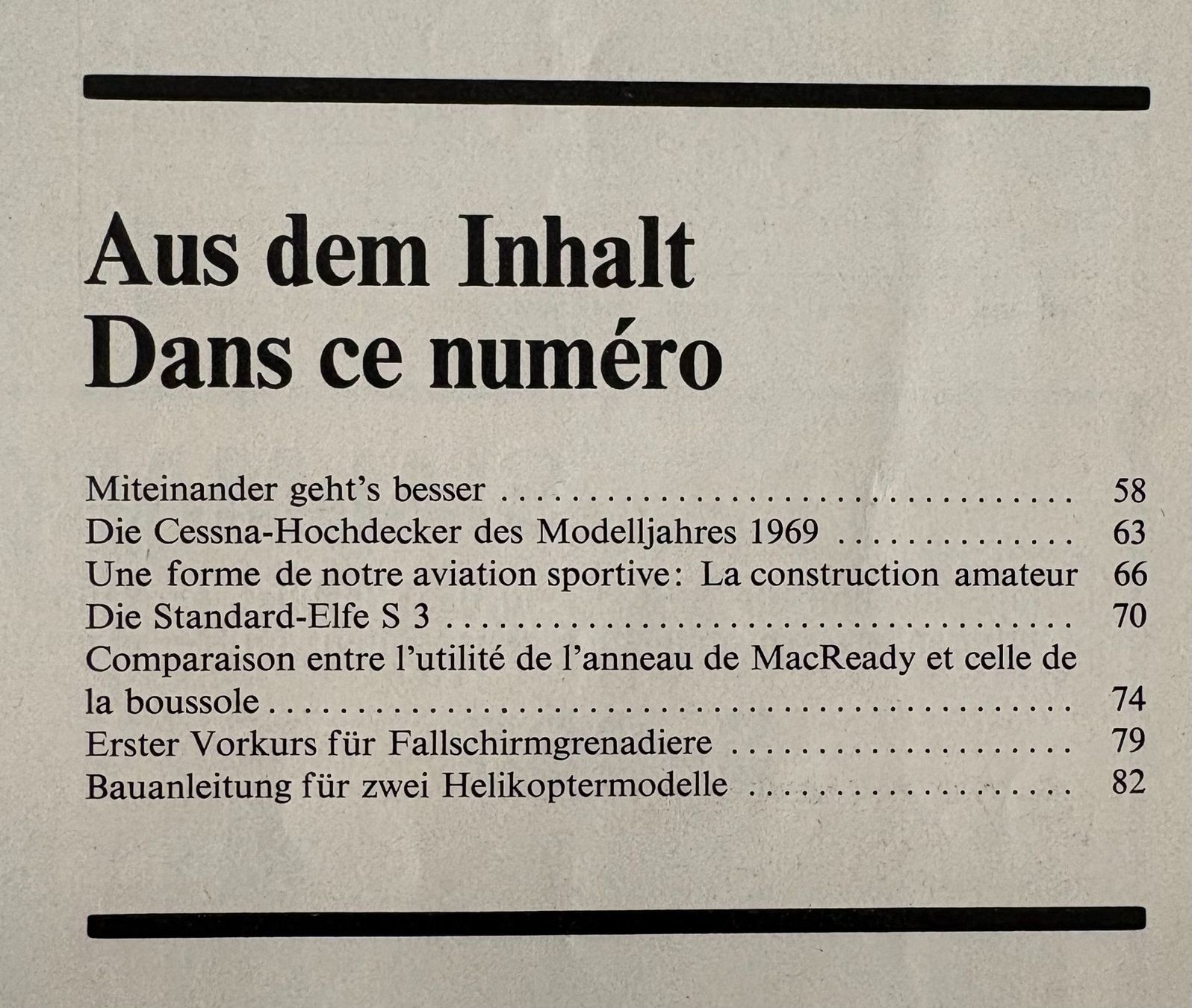 Revues & Magazines: AERO REVUE FEBRUAR 1969 – D'occasion à Ostermundigen par Wyatt-Earp 1