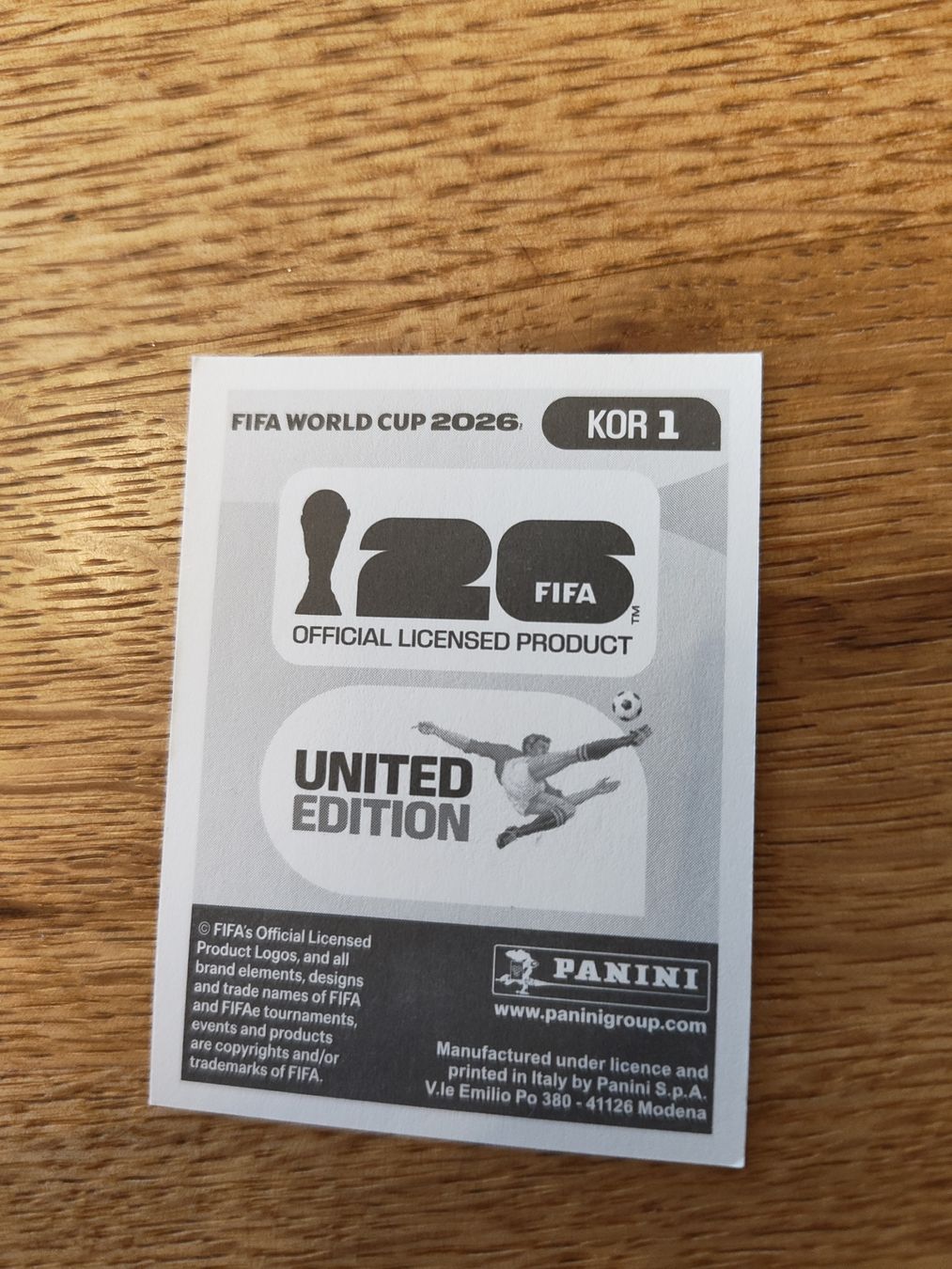 Panini Carte collezionabili: Panini Wm 2026 Kor 1 – Nuovo (secondo la descrizione) da Lieli venduto da Maholo 1