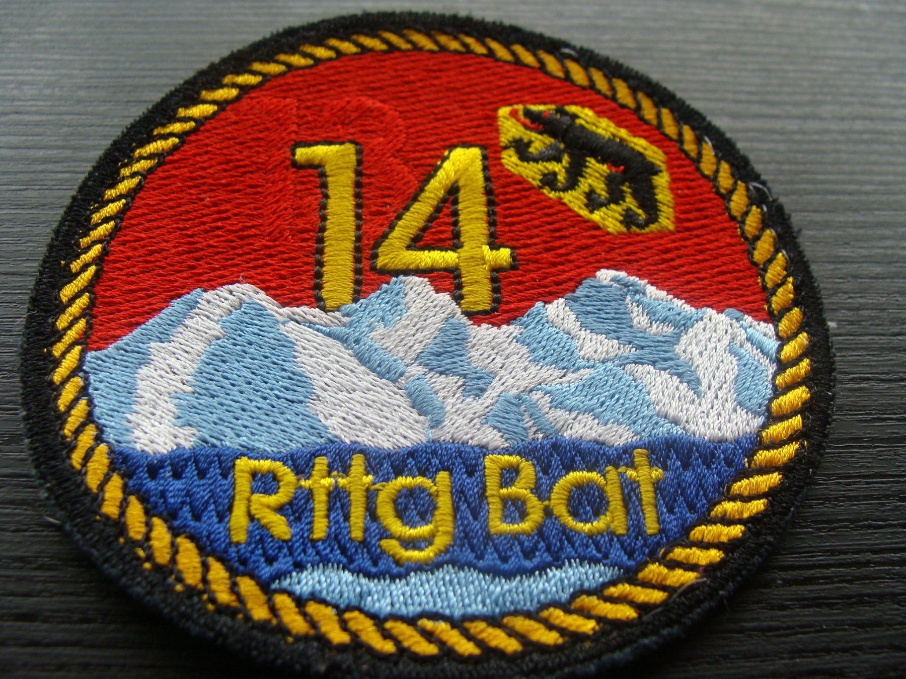 Schweizer Armee Placchette & Badge: Badge Rttg Bat 14 – Usato da Cuarny venduto da hen_g7hn