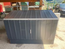 Box de rangement extérieur en métal
