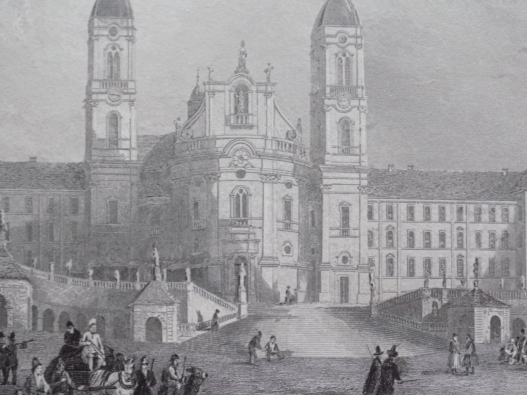 Incisioni: Klosterkirche Maria zu Einsiedeln – Usato da Risch venduto da Antikfee 4
