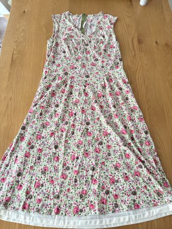 Vestito floreale verde rosa taglia 44