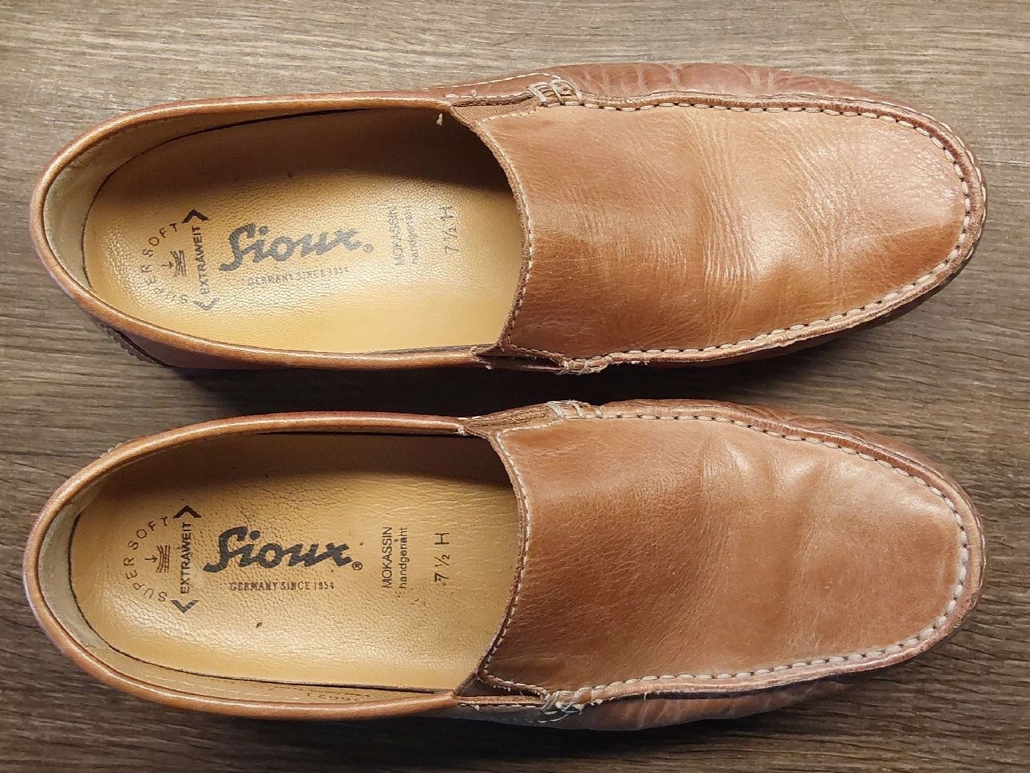 Herrenschuhe: Mokassins Herren Sioux 7.5 braun – Neu (gemäss Beschreibung) aus Köniz von scopello12