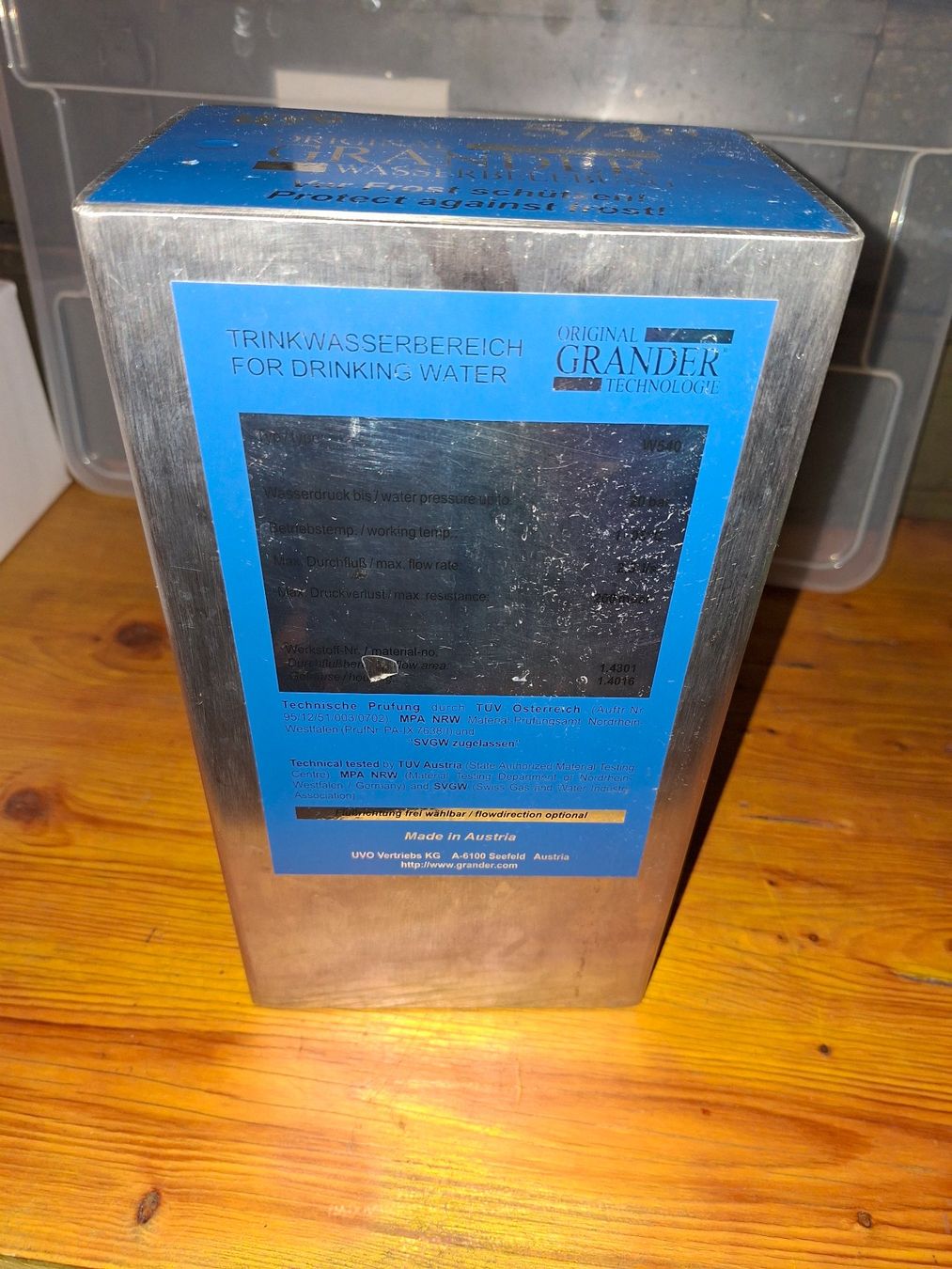 Sanitari: GRANDER Wasserbelebungsgerät 5/4" – Usato da Müswangen venduto da Rapold_IT_Service 2