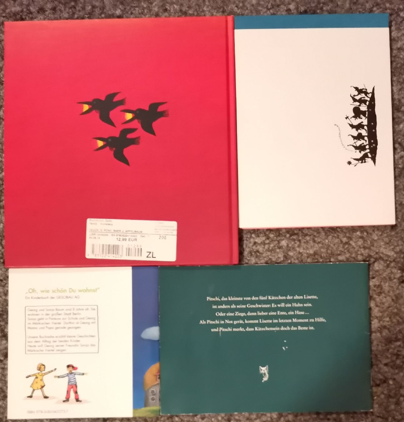Libri: 4x Kinderbücher im Set: Pony, Pitschi, Schneewittchen – Usato da Bottighofen venduto da andax 1