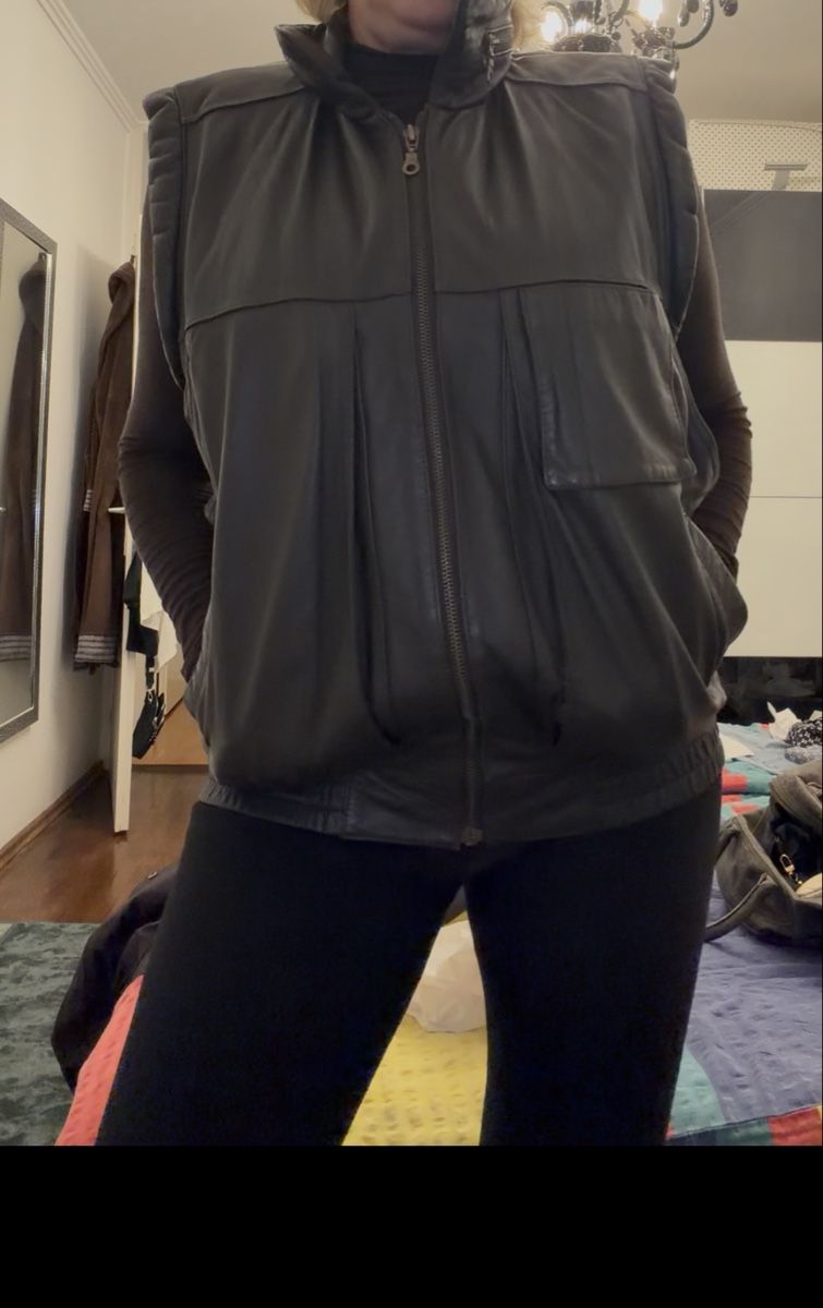 Gilet & Giacche: Retro , Vintage Leder Gilet – Usato da Zürich venduto da favdiu11 7