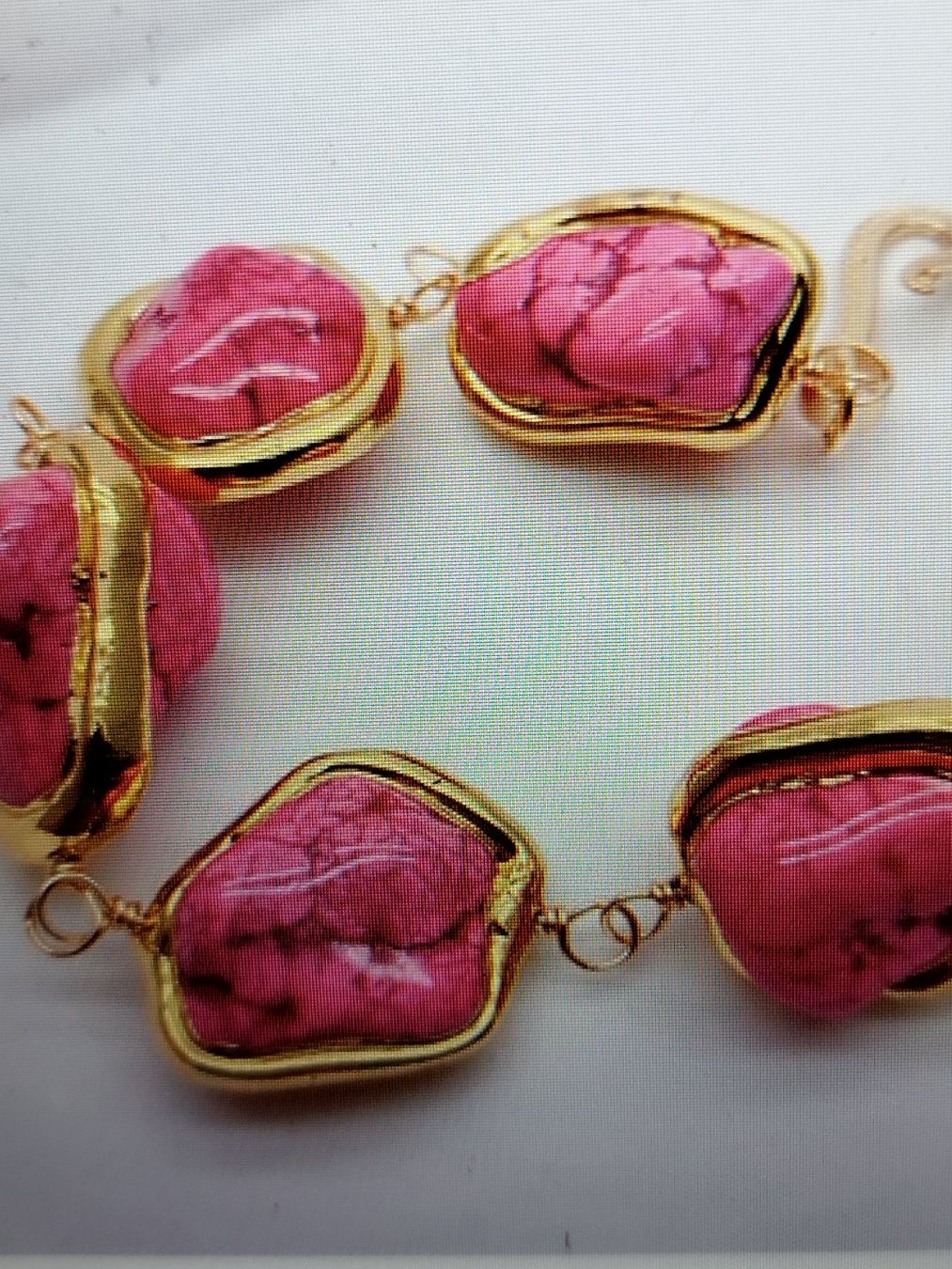Armbänder & -reifen: Pink Turquoise With Gold Plated Armband – Neu und originalverpackt aus Basel von pro_79rs 2