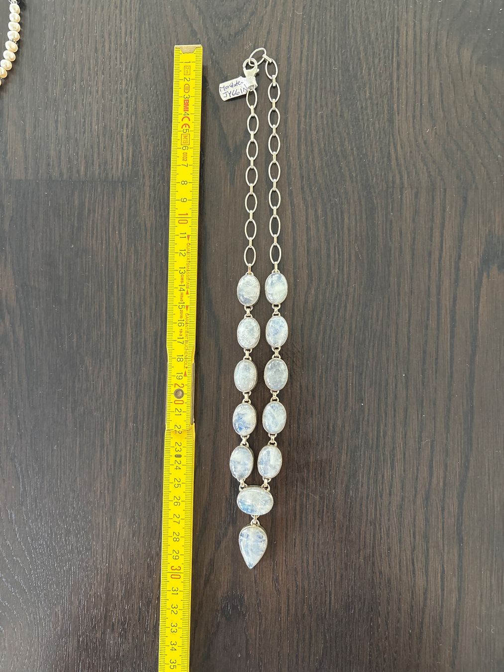 Catenine: Mond Stein silber collier – Nuovo (secondo la descrizione) da Schönenberg ZH venduto da JaluTa