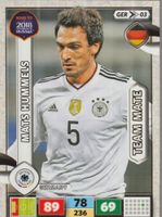 ROAD TO RUSSIA 2018 Adrenalyn XL Card team Mate HUMMELS