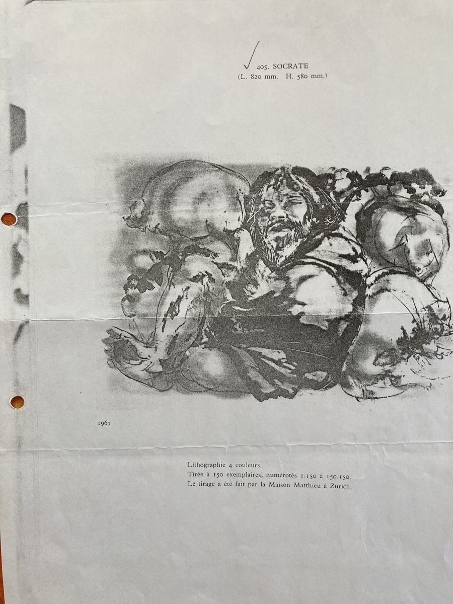 Grafica & Litografie: Hans Erni, Lithographie  – Nuovo (secondo la descrizione) da Einsiedeln venduto da Fundgrube59 4