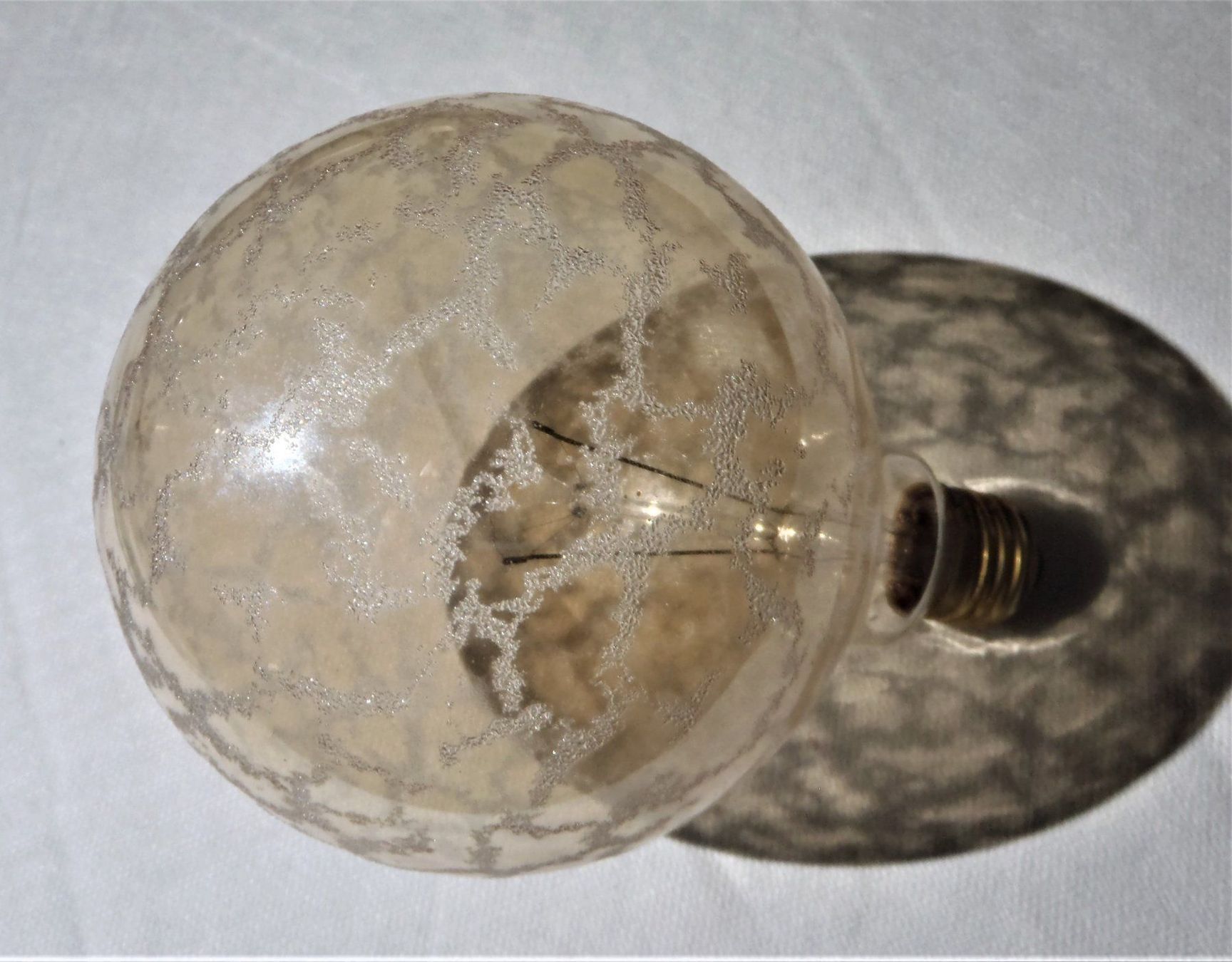Lampade: Hängelampe mit gefärbtem Glasschirm – Usato da Diegten venduto da marcel3891 2