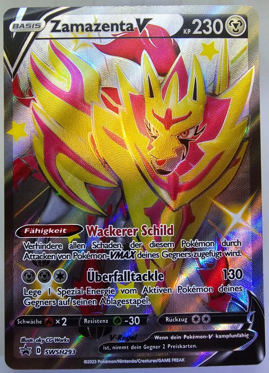 Pokemon Full Art Karte Shiny Zamazenta | Kaufen Auf Ricardo