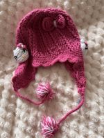 Adorable bonnet bébé rose fait main Hello Kitty