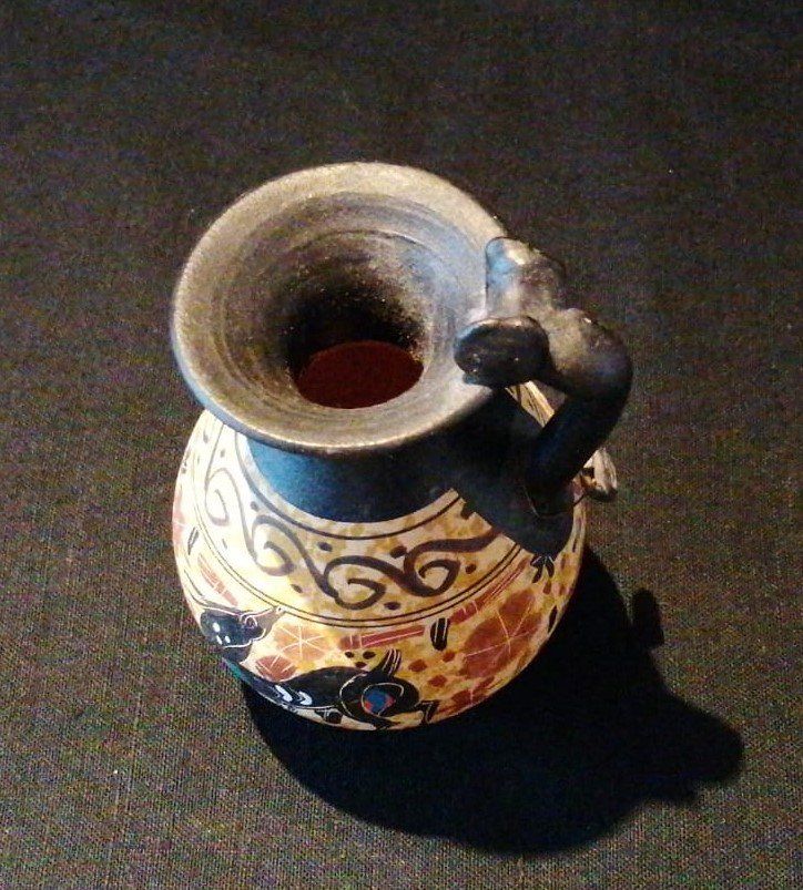 Caraffe: kleine Amphore aus Knossos mit Siegel – Usato da Grächen venduto da Hel7890 1