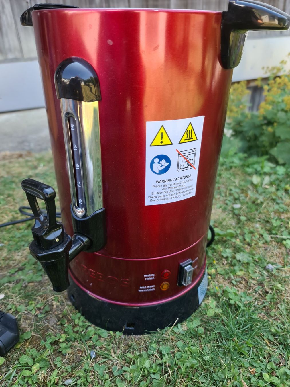Elettrodomestici da cucina: Arebos elektrischer Glühweinkocher – Nuovo (secondo la descrizione) da Niederlenz venduto da DaveDasWahnsinn 1