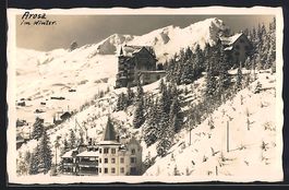 Arosa, Hotel Villa Dr. Herwig im Winter
