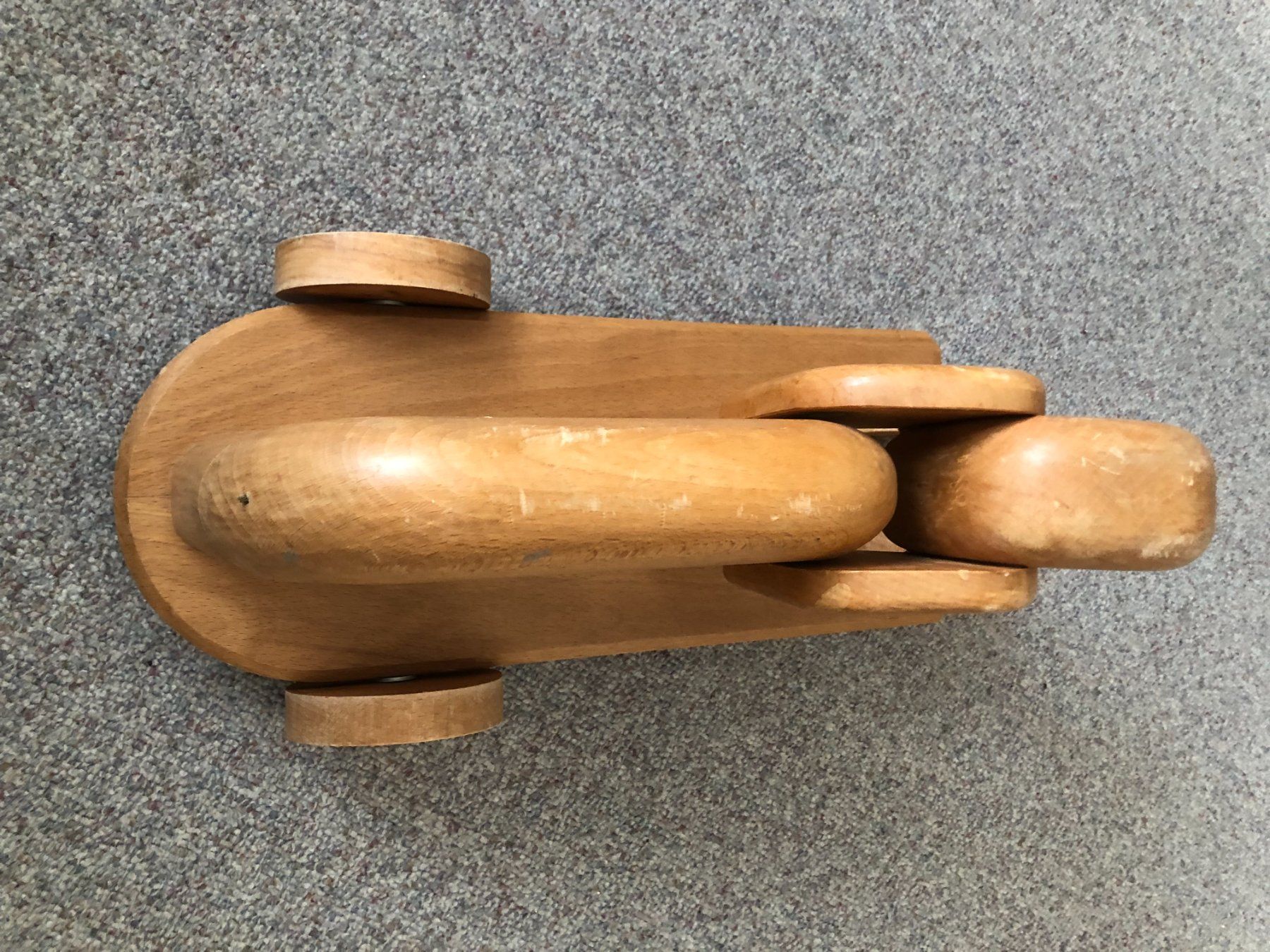 Statuette: Elefant auf Räder aus massivem Holz – Usato da Bassersdorf venduto da sammelfloh 4