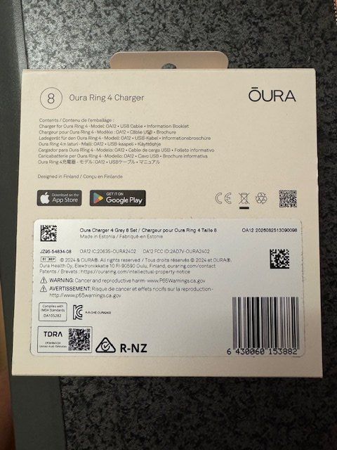 Chargements: Oura Ring 4 Charger – Neuf avec emballage d'origine à Hofstetten SO par Grunzi7 2