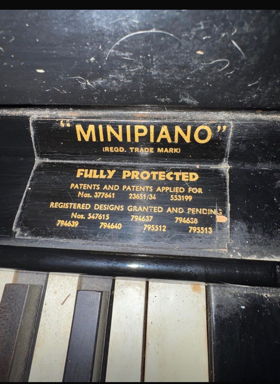 Strumenti musicali: Minipiano REGD TRADE MARK – Usato da Grabs venduto da mayram27 3