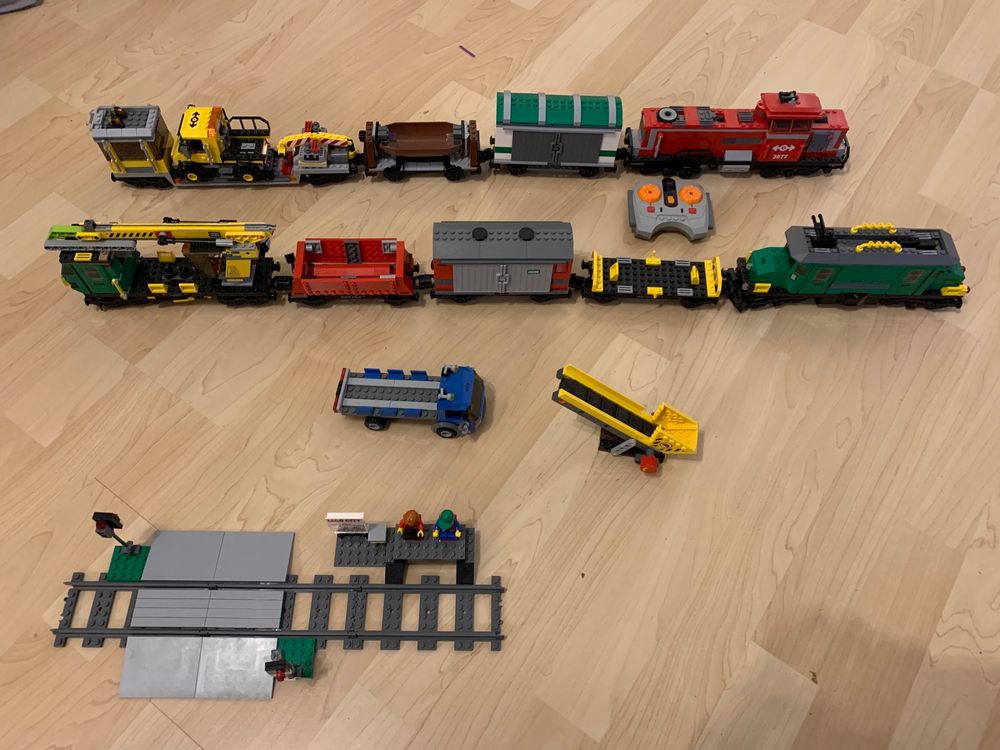 lego city eisenbahn power functions set