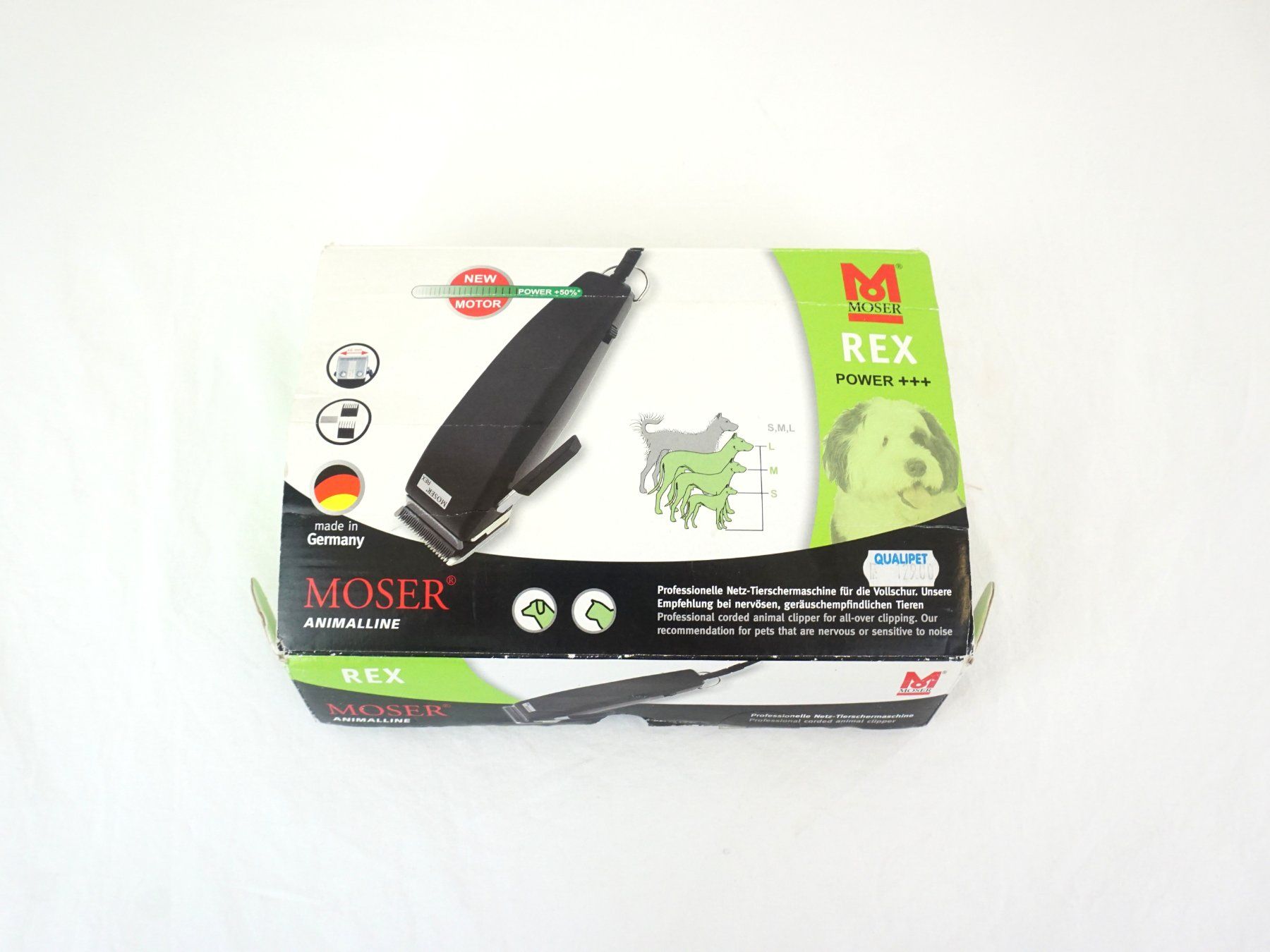 Prodotti per la cura & articoli per la pulizia: Moser Rex professionelle Netz-Tiermaschine – Usato da Pratteln venduto da Restwert_Pratteln