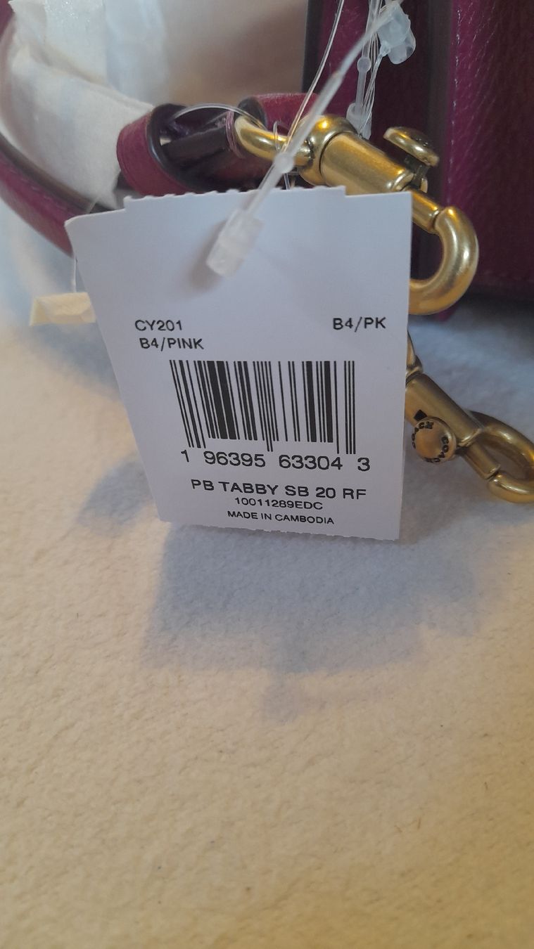 Coach Borse da donna: Sac Coach Tabby Small 20 bicolore rose neuf – Nuovo e nell'imballaggio originale da st.gallen venduto da The_Rag_Picker. 1