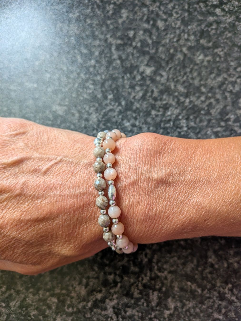 Bracciali & Braccialetti: 2x Armbänder mit Steinen und echten Silberteilen – Usato da Wohlen AG venduto da Tikale 5