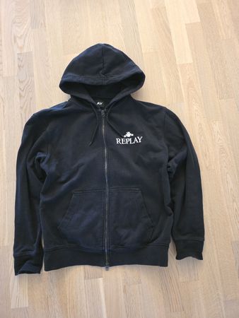 Replay Kapuzenpullover Hoodie Gr. XL schwarz Herbst