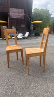 2x Holzstühle Vintage rustikall, unikat