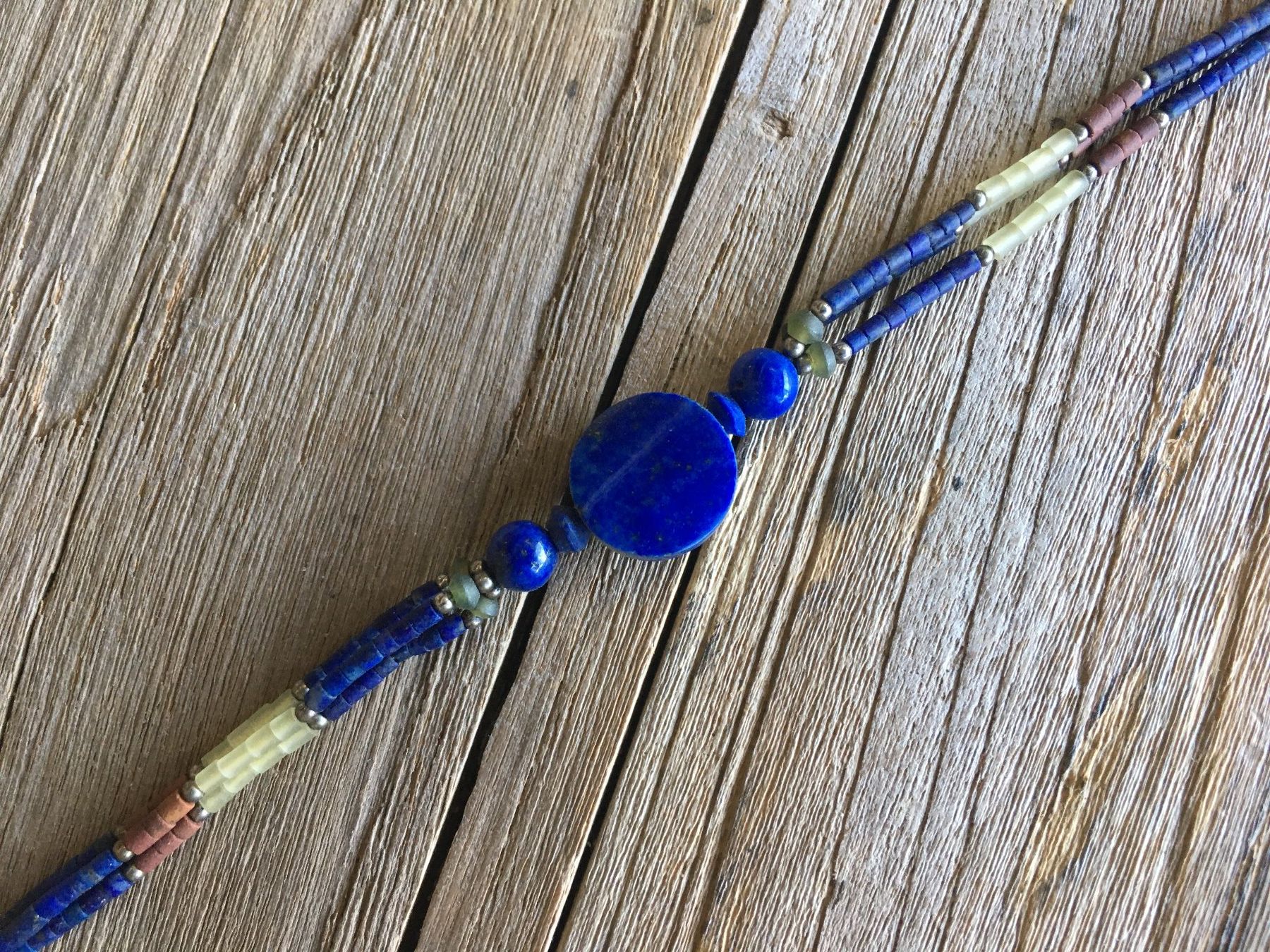 Armbänder & -reifen: ARMBAND / ARMKETTE  LAPISLAZULI  LÄNGE 21cm – Neu und originalverpackt aus Aesch ZH von LiquidAktion 1