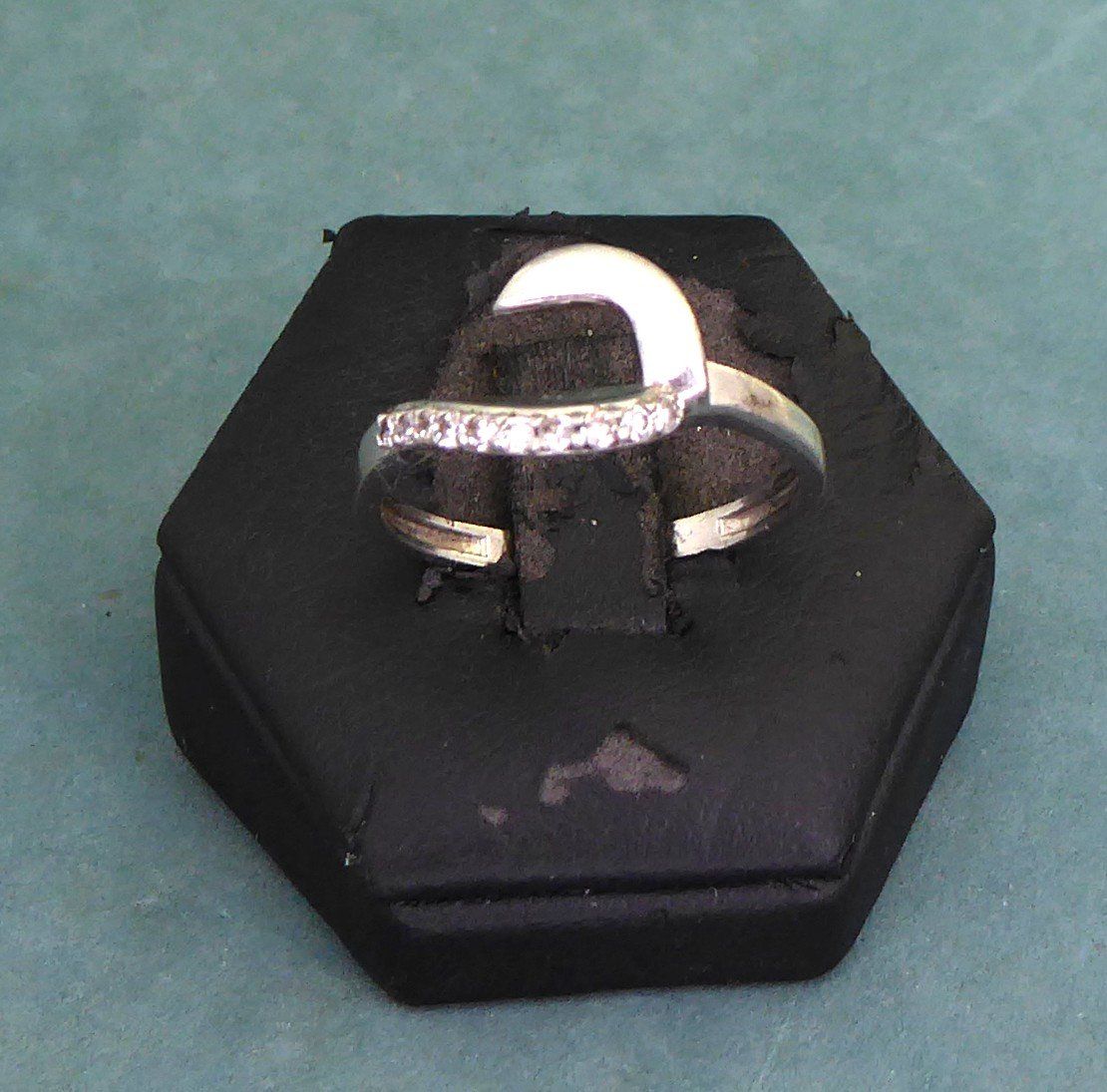 Anelli: Ring 925 Silber mit synthetischen Steinchen – Usato da Muri AG venduto da silvermouse007 1