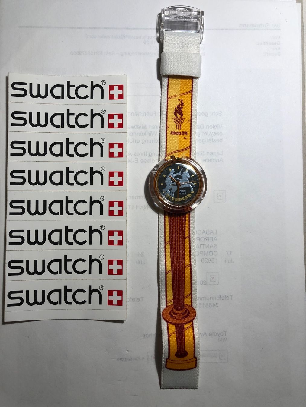 Swatch Orologi: POP SWATCH MIDI IPPOLYTOS von 1995 – Nuovo (secondo la descrizione) da Biel/Bienne venduto da winnertaco