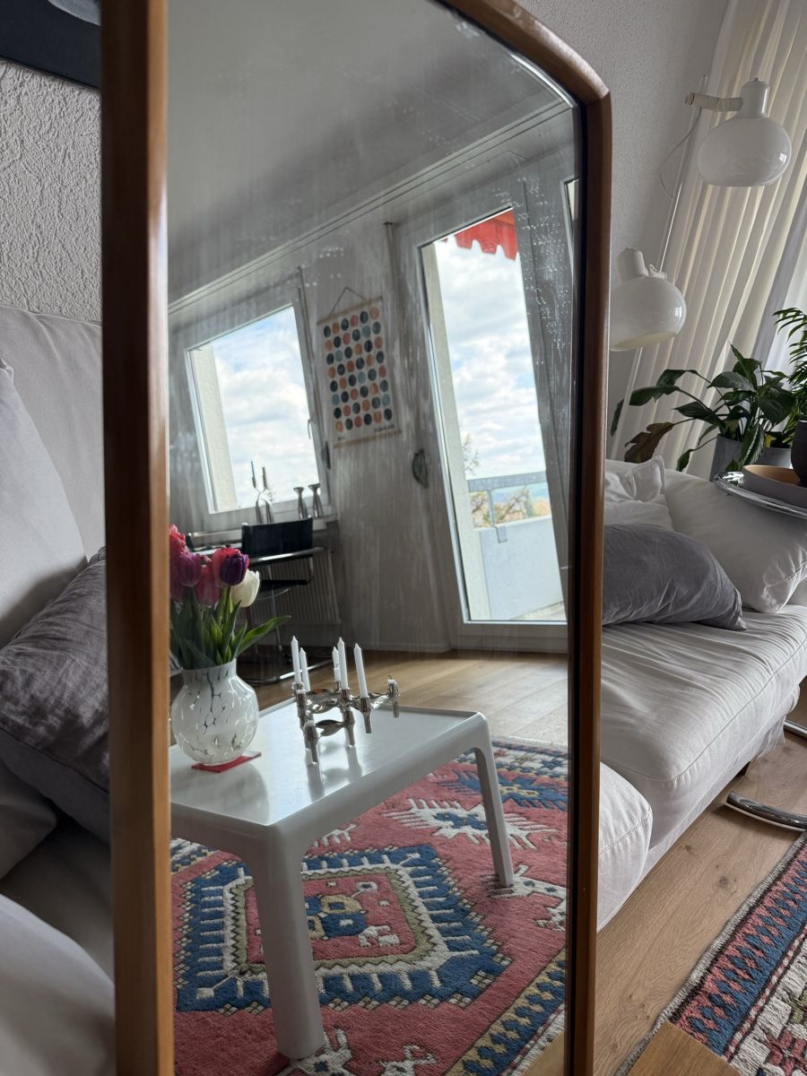 Spiegel: Holzspiegel Mirror Wandspiegel Spiegel Mid Century Vintage – Gebraucht aus Birmensdorf ZH von linkel 2