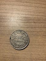 2 Schweizer Franken Silber Münze Jahrgang 1940