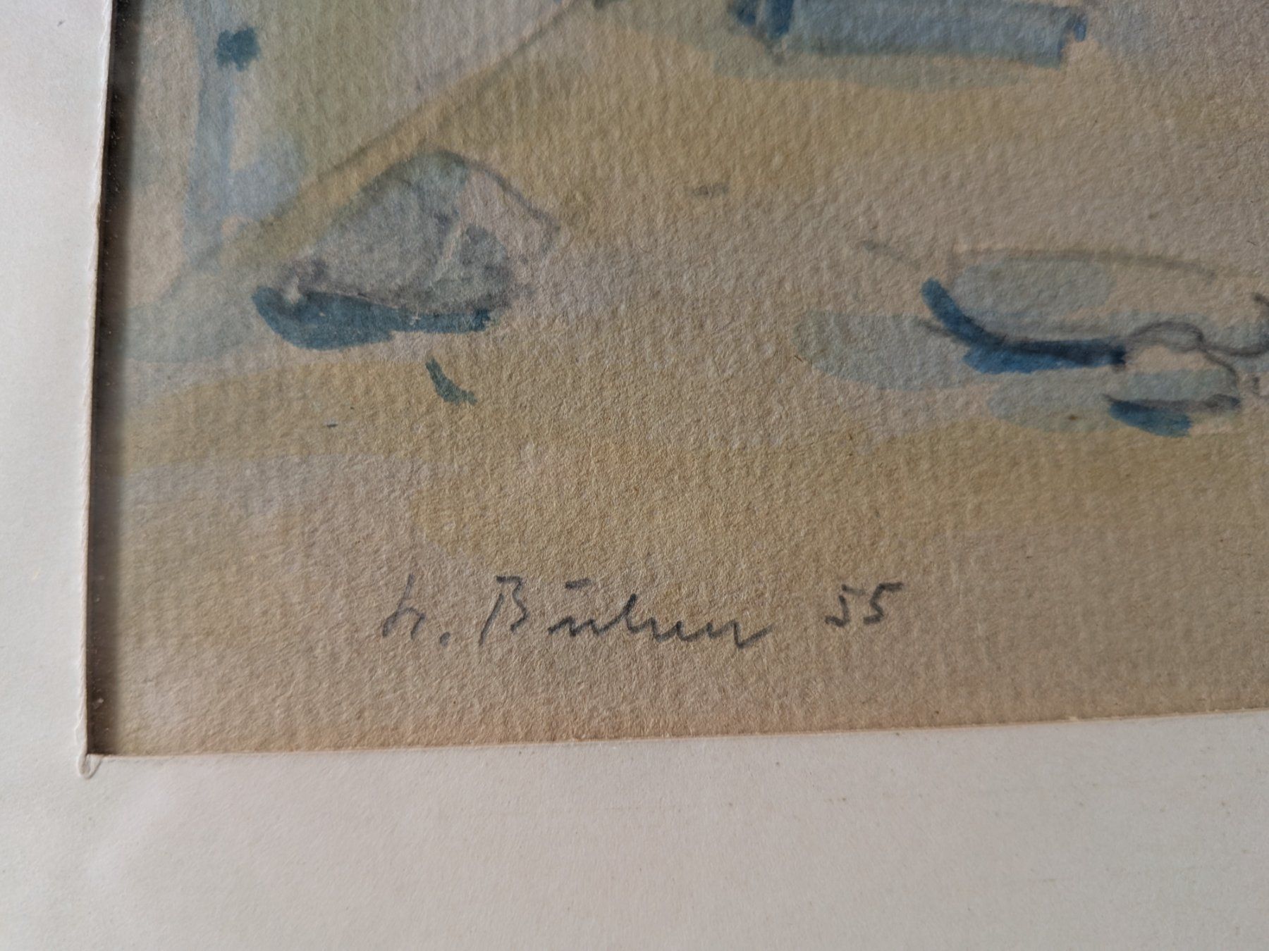 Gemälde: Gemälde Aquarell Hans Bührer – Gebraucht aus Emmen von magelan 2