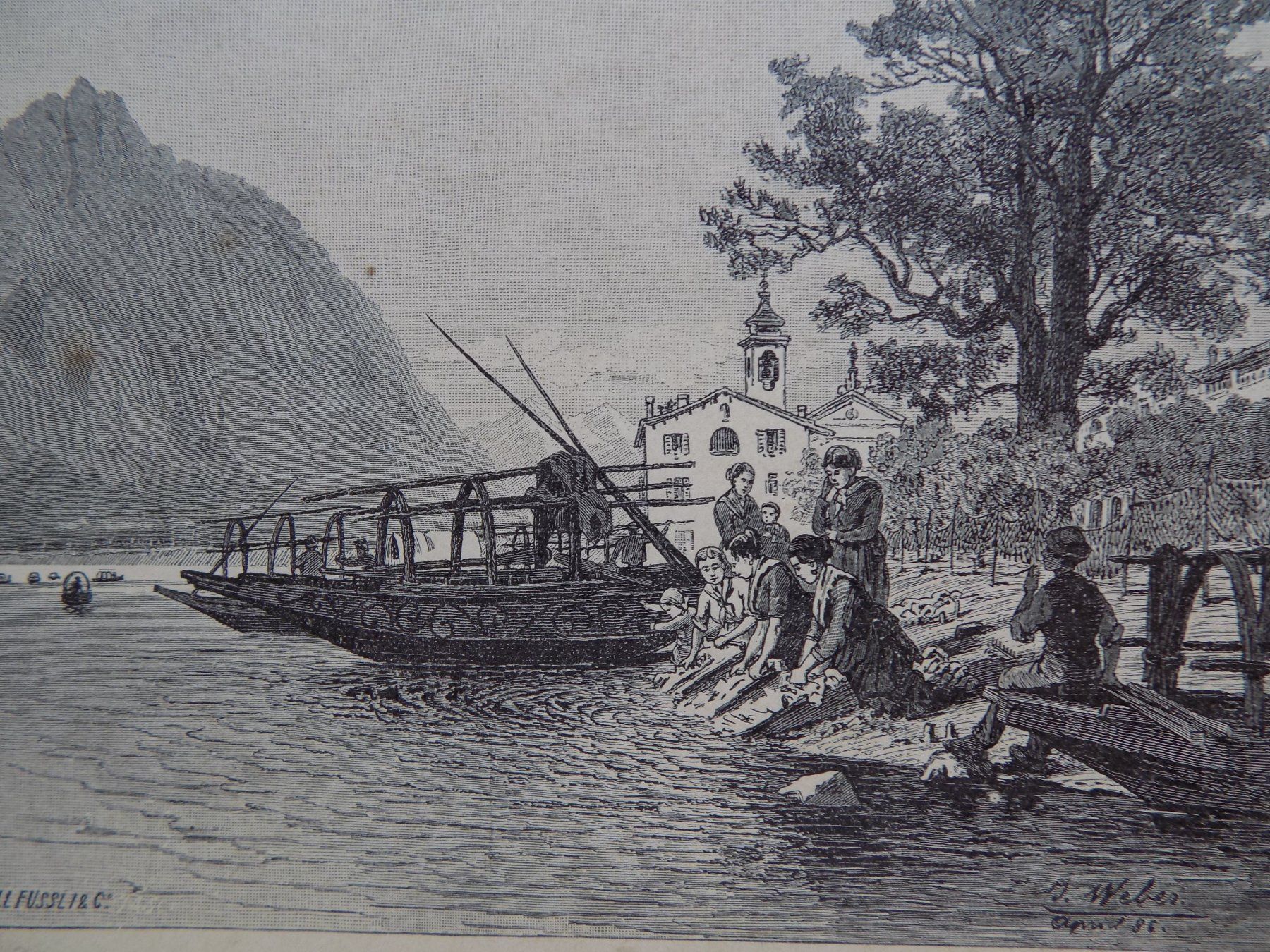 Gravures: Bissone Ticino – D'occasion à Risch par Rischli15 1