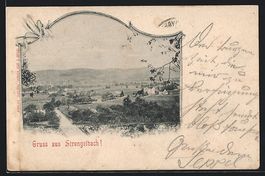 Strengelbach, Ortsansicht mit Fernblick,