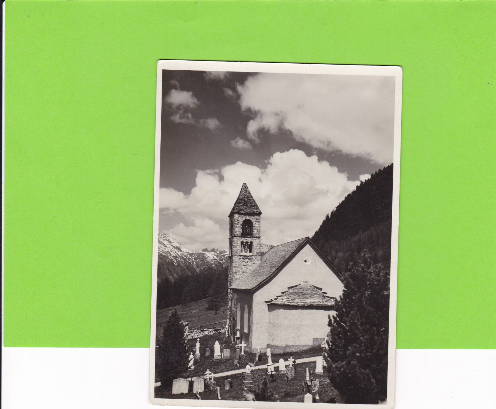 Cartoline postali: Kirche in Pontresina – Usato da St. Peterzell venduto da neckertal
