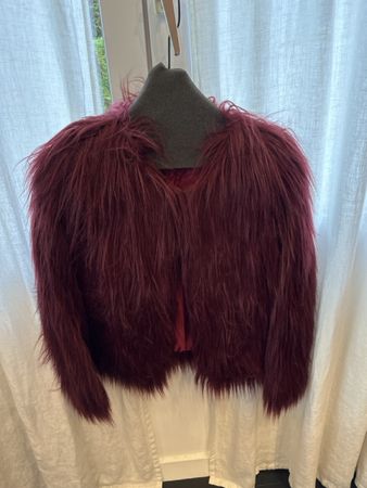 Unreal Fur Coat Size XS