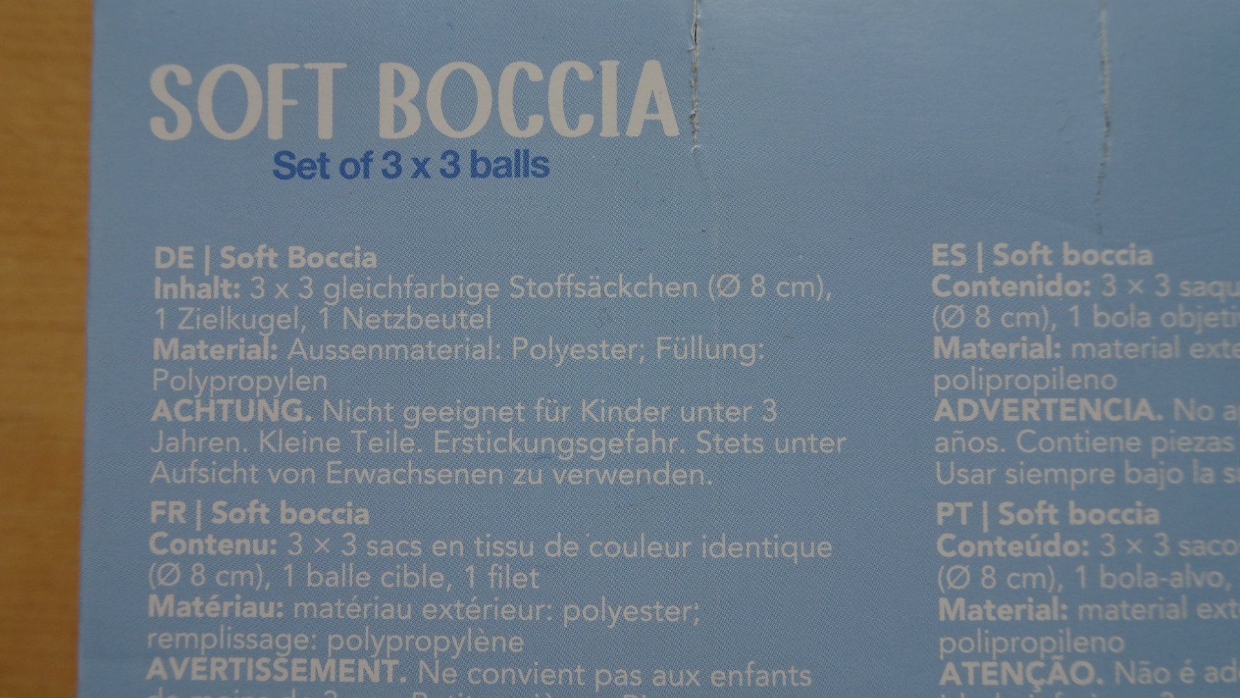 Giochi: Coop Splash Soft Boccia – Usato da Zürich venduto da blaumeisli62 1