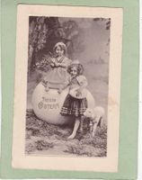 Kitsch Kinder Eier Blumen Schaf Ostern 1938
