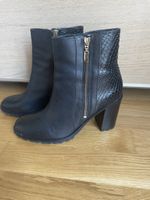 Schwarze Lederstiefeletten von Dune London, Grösse 40!