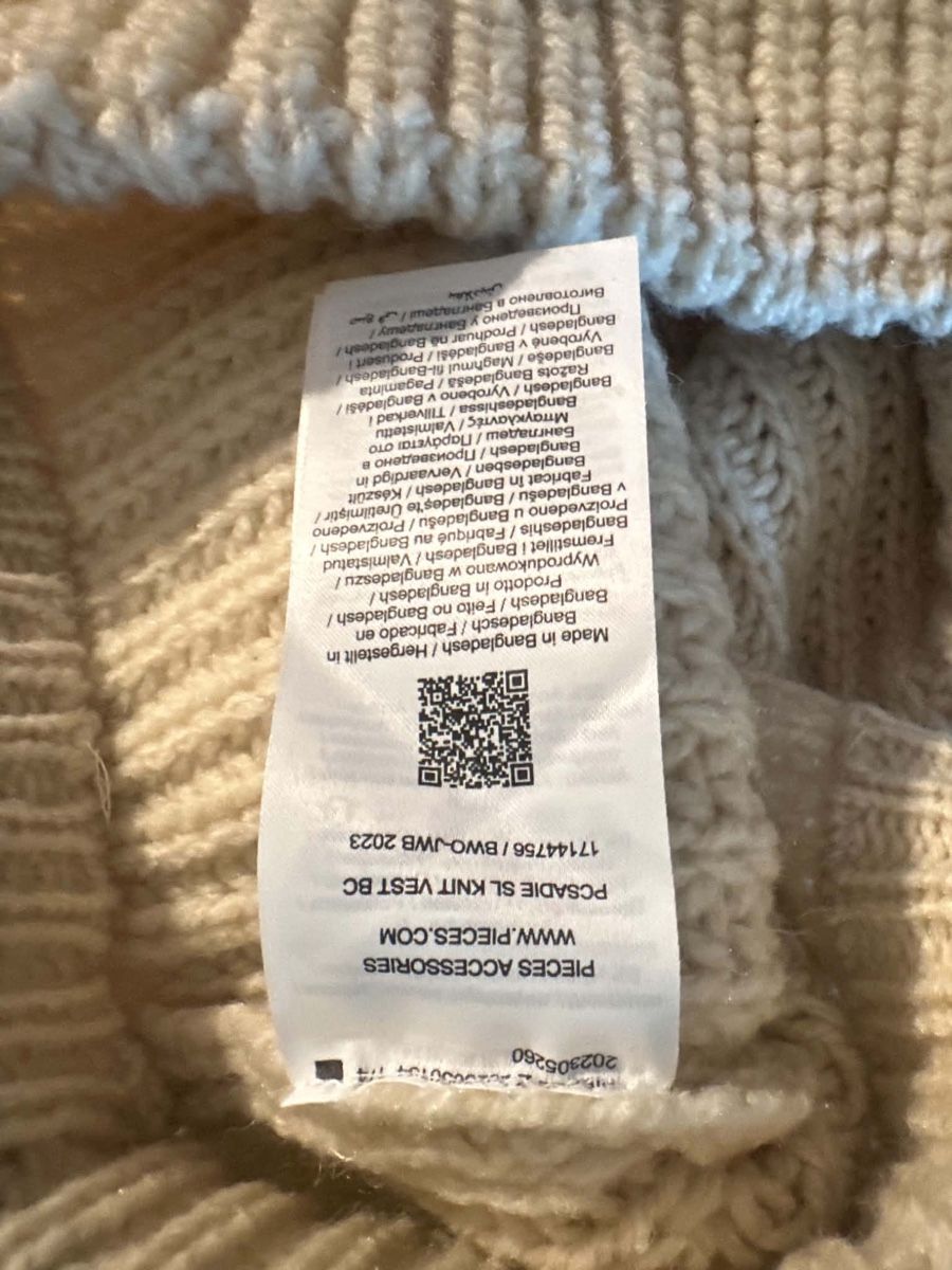 Pieces Maglioni & Felpe: PIECES Ärmelloser Strickpullover gr L – Nuovo (secondo la descrizione) da Gutenswil venduto da Bregenzer8610 6