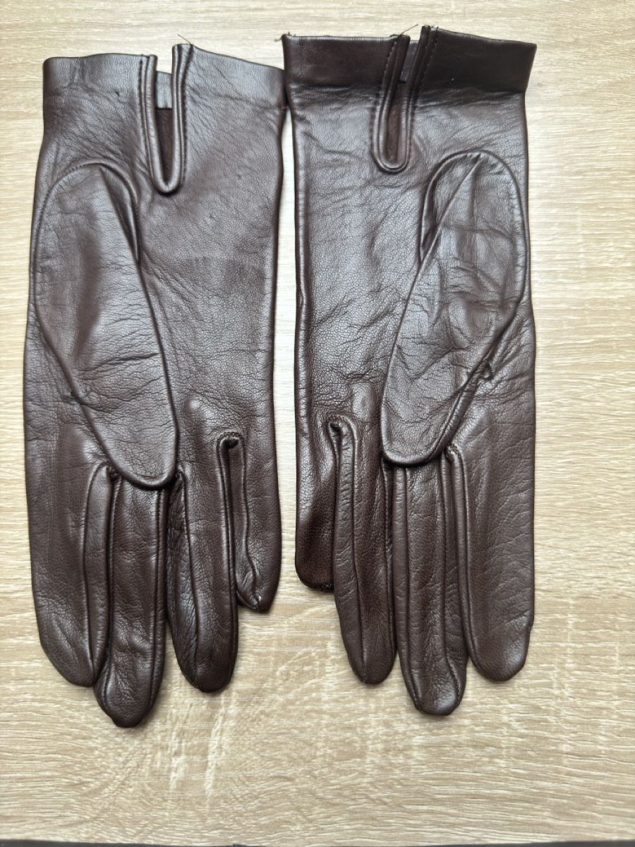 Guanti & manicotti: Gants en cuir veritable marron taille 7 – Nuovo (secondo la descrizione) da Vuippens venduto da Anna_as 3